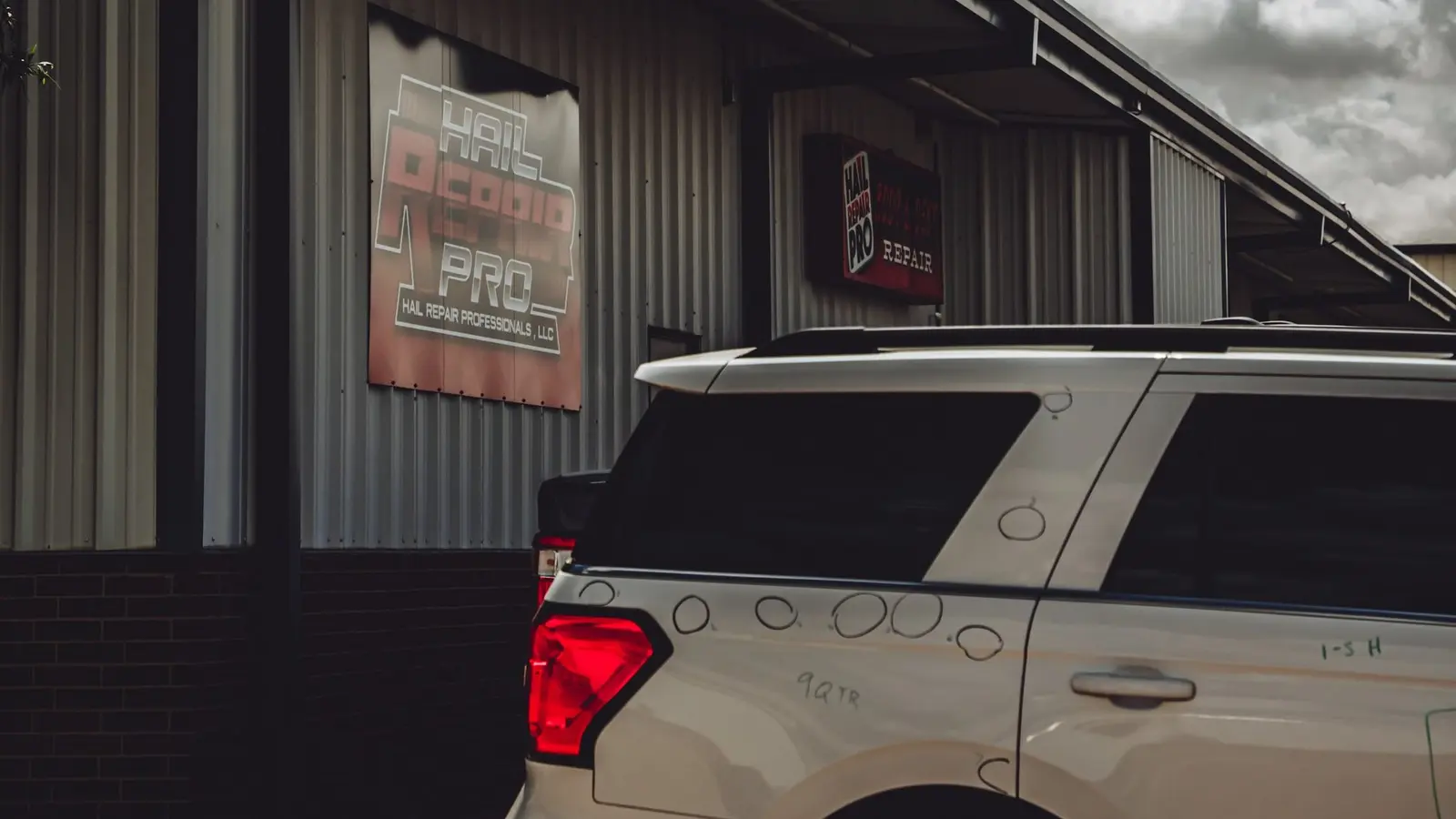 Auto Hail Repair work at Hail Repair Pro Midland - HRP Collision